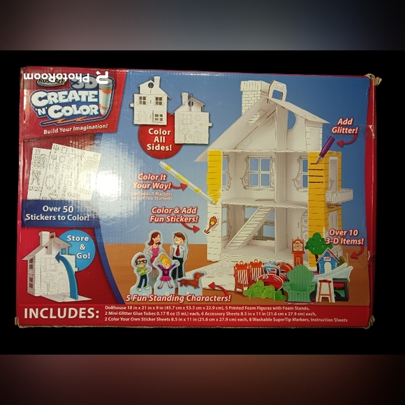 3D Create and Color Set - Picture 2 of 4